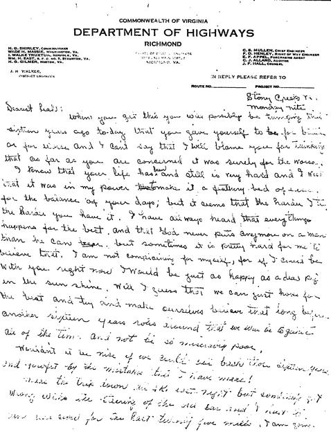 80 DAD'S LETTER TO MOM, PG 1